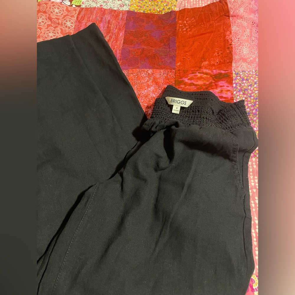 Briggs Women wide leg pants NWOT Size S